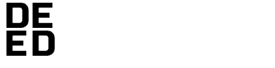 White Logo Text Hires - DEED PRODUCTIONS